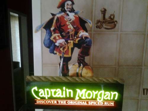 captain morgan advertising light sign